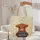 Shaggy Fur Baby Highland Cow Oak Leaves Acorns Berries - Farmhouse Bag Gift Quilted Tote Bag - 5