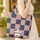 Distressed American Flag Star Patchwork - Independence Day Patriotic Gift Quilted Tote Bag - 4