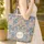 Paisley Teardrop Floral Circular Medallion - Boho Lifestyle Bag Gift Quilted Tote Bag - 4