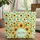 Dense Sunflowers Blue Orange Butterflies Floral Wreath Garden - Summer Gift Quilted Tote Bag - 1