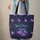 Fuchsia Cyan Ornate Glowing Butterflies Calligraphy Personalized Gift - Butterfly Lover Quilted Tote Bag - 6