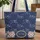Ornate Floral Brooches Silver Leaf Personalized Locket Everyday Style Quilted Tote Bag - 1
