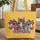 Three Patchwork Horses Storybook Text Leaf Vine - Everyday Tote Gift For Horse Lovers Quilted Tote Bag - 1