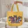 Three Patchwork Horses Storybook Text Leaf Vine - Everyday Tote Gift For Horse Lovers Quilted Tote Bag - 5