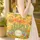 Desert Landscape Saguaro Cactus Wildflower - Personalized Name Nature Lover Gift Quilted Tote Bag - 4