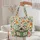 Ragdoll Cat Open Book Floral Daisies Asters - Cat Lover Gift for Bookworms Quilted Tote Bag - 5
