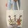 Ornate Violins Cellos Musical Group Swirling Lines - Music Lover Gift for Musician Quilted Tote Bag - 6