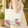 Hummingbird Tropical Hibiscus Plumeria Personalized Name - Everyday Tote Wildlife Lover Gift Quilted Tote Bag - 4
