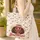 Stylish Woman Dark Skin Straw Hat Sunglasses Abstract Leaf Shapes - Everyday Carryall Gift Quilted Tote Bag - 4