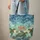 Ornate Sea Turtles Ocean Waves Seashells - Ocean Life Lover Gift Quilted Tote Bag - 6