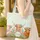 Highland Cow Floral Wildflower Personalized Name - Farmhouse Bag Gift for Cow Lover Quilted Tote Bag - 4