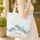 Blue Whales Bubbles Name - Ocean Lover Everyday Tote Quilted Tote Bag - 4