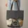 Three Sheep Floral Wreath Your Name - Everyday Tote Farm Animal Gift Quilted Tote Bag - 6