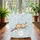 Sleeping Tabby Cat Tree Branch Bumblebee Apple Blossoms Wreath - Cat Lover Quilted Tote Bag - 3