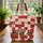 Dachshund Dogs Hearts Polka Dots Red Sweater Sunglasses Name Sign - Dog Lover Gift Quilted Tote Bag - 3