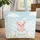 Baby Piglet Daisy Wildflower Meadow Sky Clouds - Everyday Gift for Pig Lovers Quilted Tote Bag - 1