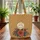 Paisley Floral Hibiscus Botanical Wreath - Personalized Boho Lifestyle Gift Quilted Tote Bag - 3
