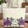 Garden Hummingbird Hibiscus Floral Wreath Botanical Name Wildlife Lover Gift Quilted Tote Bag - 1