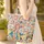 Geometric Cats Playing Triangle Flag Your Name - Everyday Tote Cat Lover Gift Quilted Tote Bag - 4