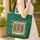 Ornate Bookstore Facade Gold Literary Motifs Personalized Name - Bag Gift for Book Lover Quilted Tote Bag - 4