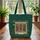 Ornate Bookstore Facade Gold Literary Motifs Personalized Name - Bag Gift for Book Lover Quilted Tote Bag - 3