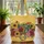 Vintage Sewing Machine Sunflower Dahlia Poppies Floral Garden - Sewing Lover Gift Quilted Tote Bag - 3