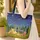 Personalized Campsite Starry Night Tent Campfire - Outdoor Adventure Gift Quilted Tote Bag - 4