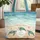 Sea Turtles Starfish Ocean Waves Beach Sand Air Bubbles - Ocean Life Lover Gift Everyday Use Quilted Tote Bag - 1