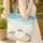Sea Turtles Starfish Ocean Waves Beach Sand Air Bubbles - Ocean Life Lover Gift Everyday Use Quilted Tote Bag - 4