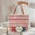 Patriotic Hearts Personalized Name - American Heritage Gift Quilted Tote Bag - 5