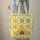 Granny Square Sunflower Floral Leaf Vintage Enamel Plaque Everyday Tote Quilted Tote Bag - 6