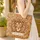 Majestic Lion Head Ornate Botanical Personalized Name Scroll - Wildlife Lover Gift Quilted Tote Bag - 4