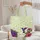 Hummingbird Hibiscus Tropical Leaves Name Wreath - Nature Lover Gift Quilted Tote Bag - 5