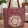 Wildflower Wreath Name Everyday Carry - Flower Lover Women Quilted Tote Bag - 1