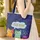 Three Cats Cloud Speech Bubble Celestial Stars - Everyday Tote for Cat Lover Quilted Tote Bag - 4