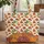 Autumn Leaves Heirloom Pumpkins Personalized Name Floral Garland - Fall Harvest Hostess Gift Quilted Tote Bag - 1