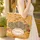 Autumn Library Exterior Pumpkins Mums Autumn Leaf Wreath - Book Lover Fall Decor Gift Quilted Tote Bag - 4