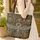 Winged Ankh Eye of Horus Hieroglyphs - Ancient Egypt Travel Everyday Use Quilted Tote Bag - 4