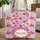Floral Garden Blossom Rose Daisy Wreath - Everyday Carry Garden Lover Gift Quilted Tote Bag - 1