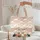 Vintage Teardrop Camping Trailer Golden Stars Clouds - Adventure Travel Camper Gift Quilted Tote Bag - 5