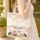 Vintage Teardrop Camping Trailer Golden Stars Clouds - Adventure Travel Camper Gift Quilted Tote Bag - 4