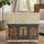 Ornate Bookstore Facade Leafy Vines Red Berries Personalized Name - Book Lover Gift Quilted Tote Bag - 1