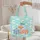Fairytale Town Houses Name Flag Clouds Stars - Children's Book Nursery Decor Gift Quilted Tote Bag - 5