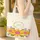 Sunflowers Floral Sprigs Organic Flowing Lines Leaf Garland - Everyday Botanical Use Quilted Tote Bag - 4