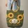 Sleeping White Cat Sunflowers Floral Wreath - Cat Lover Gift Quilted Tote Bag - 6