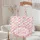 Tulip Blossom Floral Wreath - Everyday Carry Essential Gift for Her Quilted Tote Bag - 5