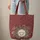 Personalized Patriotic Wildflowers Stars Medallion - American Flora Independence Day Gift Quilted Tote Bag - 6