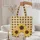 Crochet Sunflowers Farmhouse Decor - Everyday Tote Gift Quilted Tote Bag - 5