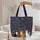 Folk Art Cats Floral Wreath Name - Everyday Carryall Gift Quilted Tote Bag - 5