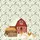 Rustic Barn Chickens Hay Cart Snowflakes - Farmhouse Winter Bag Gift Quilted Tote Bag - 7